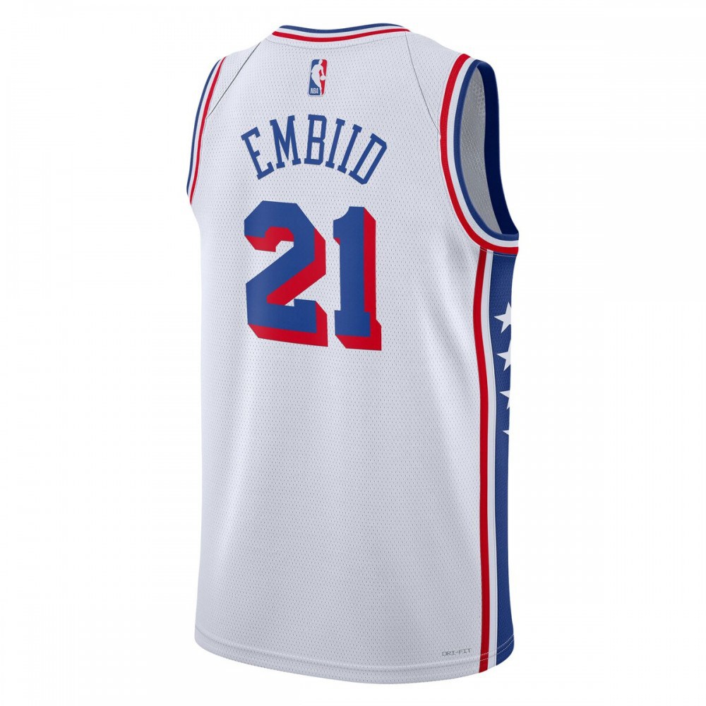 Joel Embiid Philadelphia 76ers Unisex Swingman Jersey - Association Edition - White-Pro Kit Vault | Brand New 26/27 Sports Jerseys